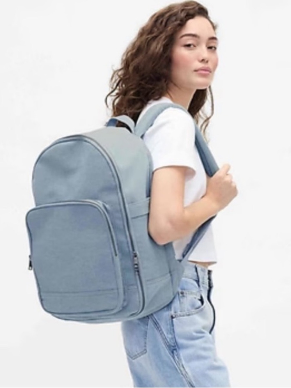NWOT Gap x Beis Collaboration Denim Backpack
